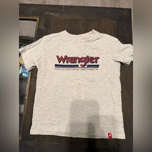 Wrangler Light Gray Short Sleeve Tee